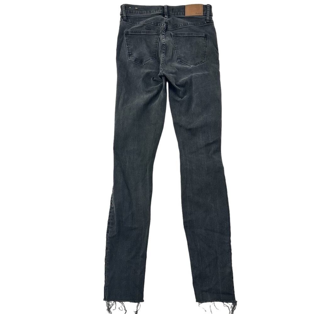 Madewell 9” high rise skinny jeans black women's 26 tall - Picture 3 of 12